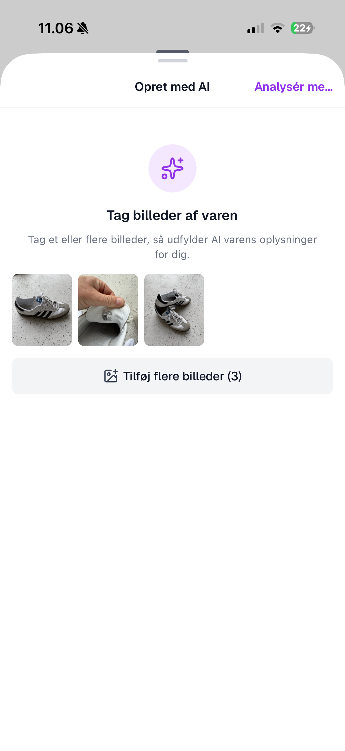 Opret en vare på under et minut — med AI (1)